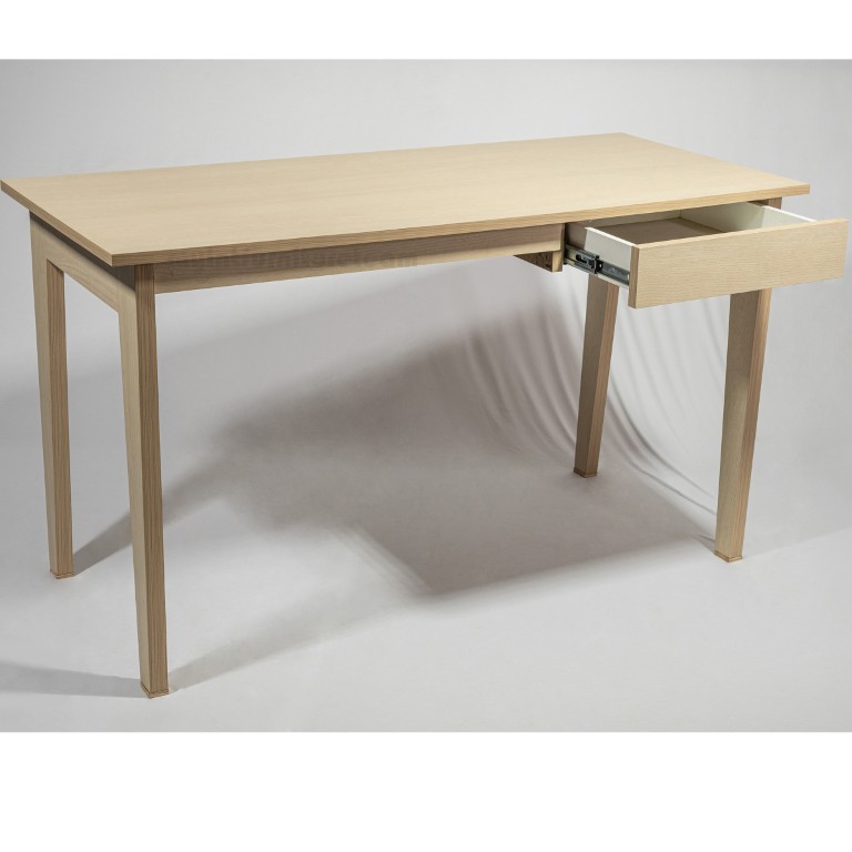 single drawer office table (beige)